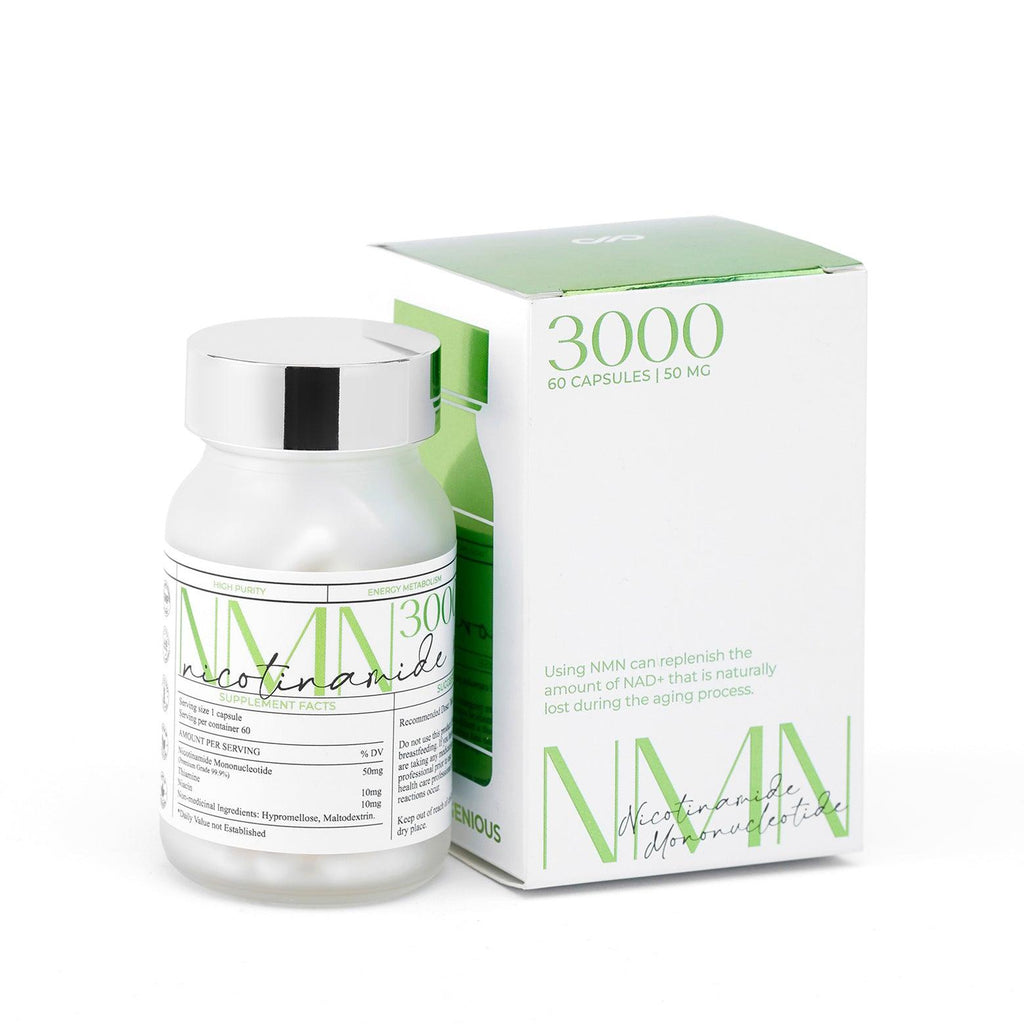 NMN 3000 - 60 Capsules [99.9% purity - Made in Canada]