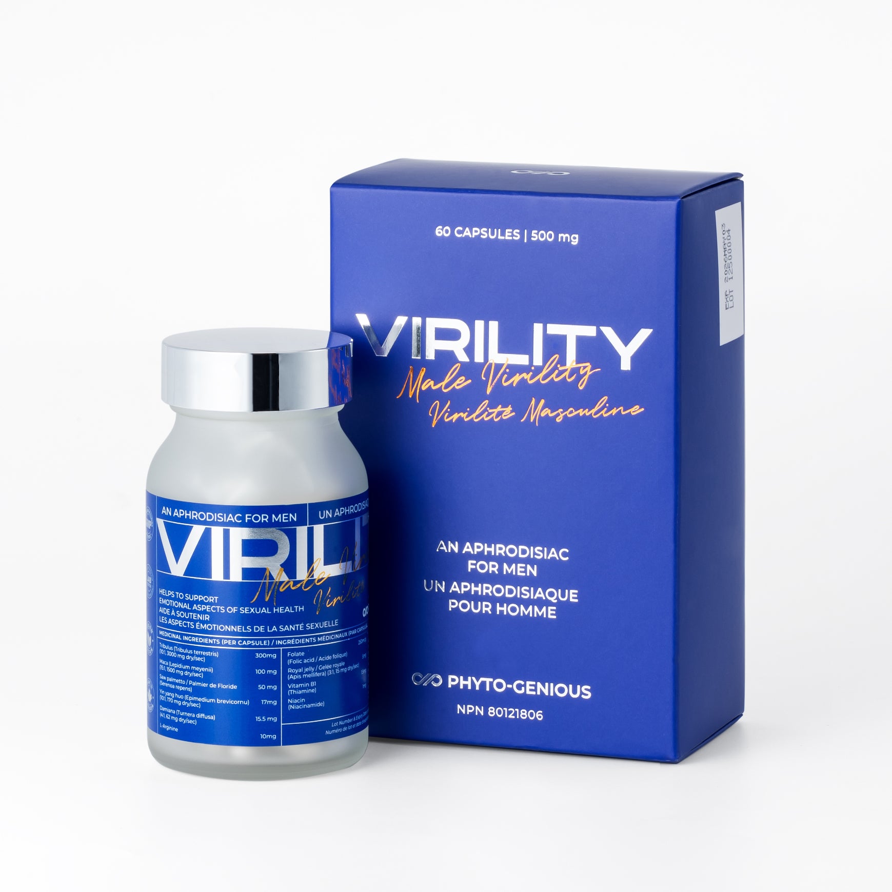 Virility - 60 Capsules [Made in Canada]