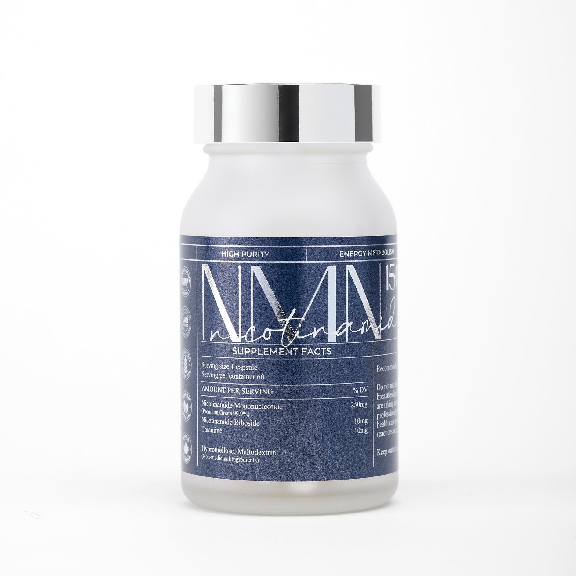 NMN 10000 - 60 Capsules [99.9% purity - Made in Canada]